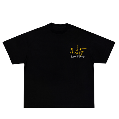 SIGNATURE BUMBLEBEE TEE (BLACK)