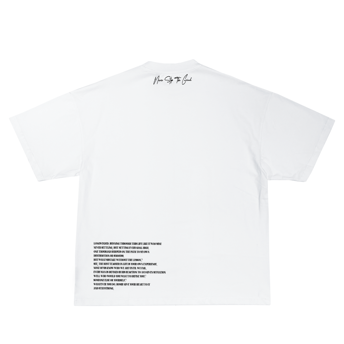 'I DO THIS FOR' TEE (WHITE)